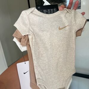 Nike Kids One Piece Bundle- Cream and Tan
